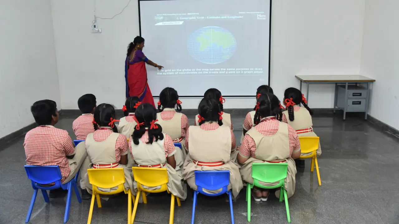 Students learning at PAIS