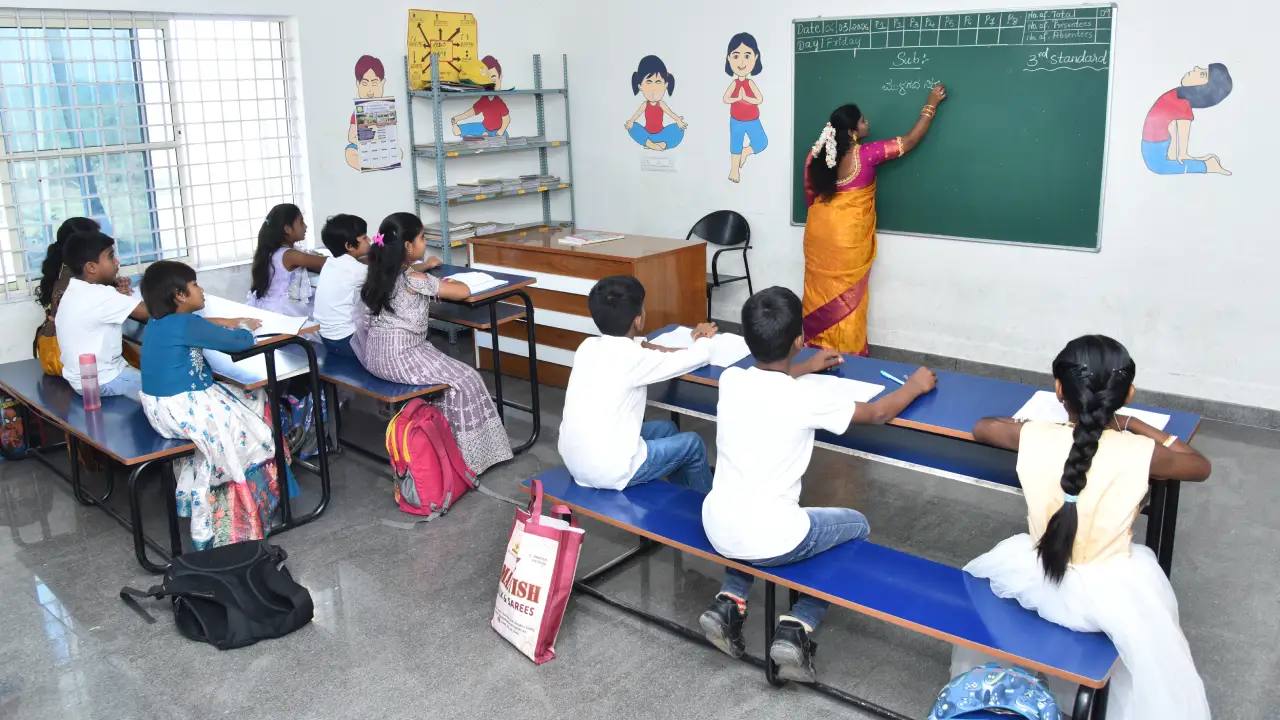 Students in classroom